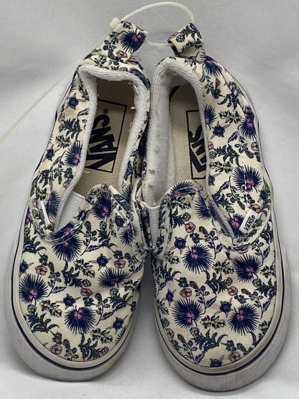 Vans Toddler Classic Slip-On Shoes Thistle Floral Canvas Size 8.5 US